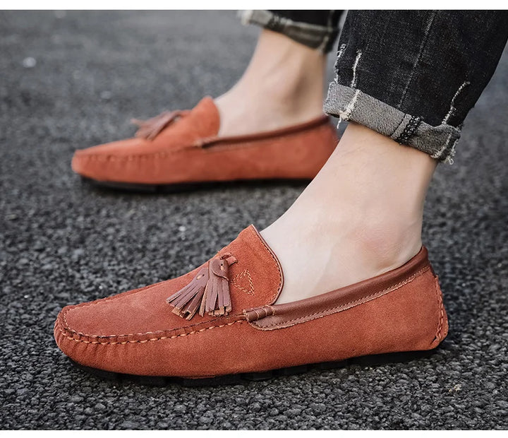 MILANO-CALOU GENTLEMANS SUEDE LOAFERS