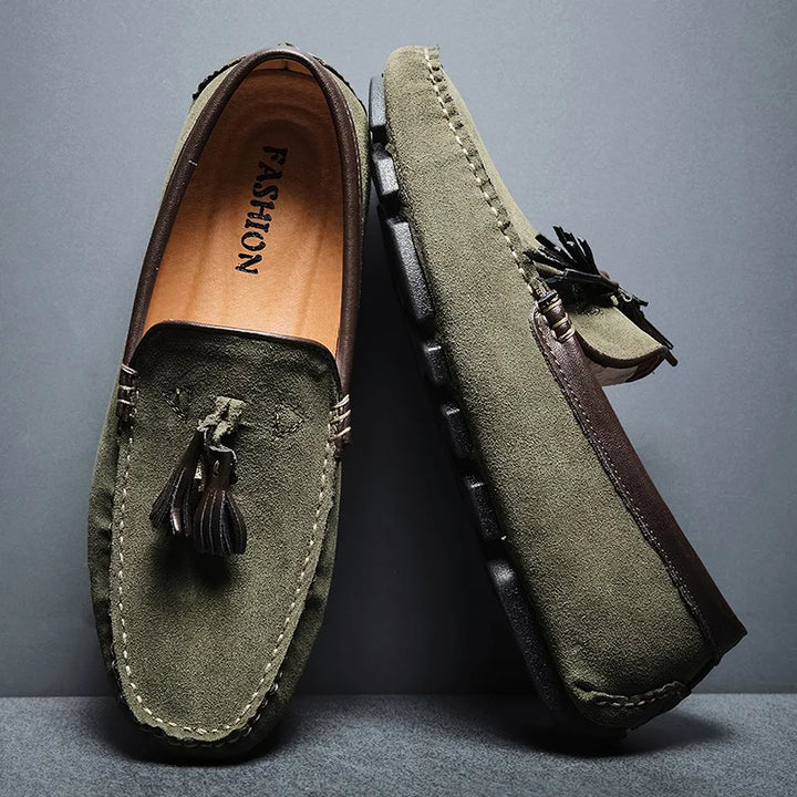 MILANO-CALOU GENTLEMANS SUEDE LOAFERS