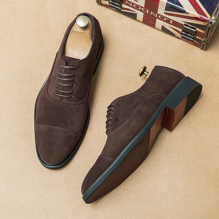 Manchester Suede Oxfords