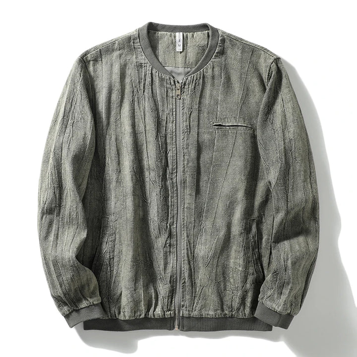 MOSS-RIDGE RETRO BOMBER JACKET