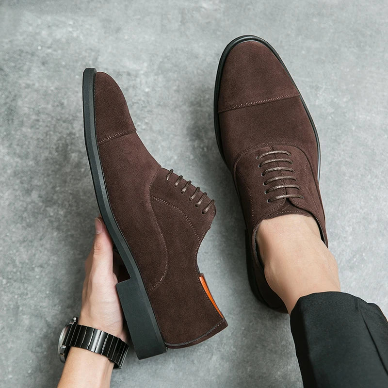 Manchester Suede Oxfords