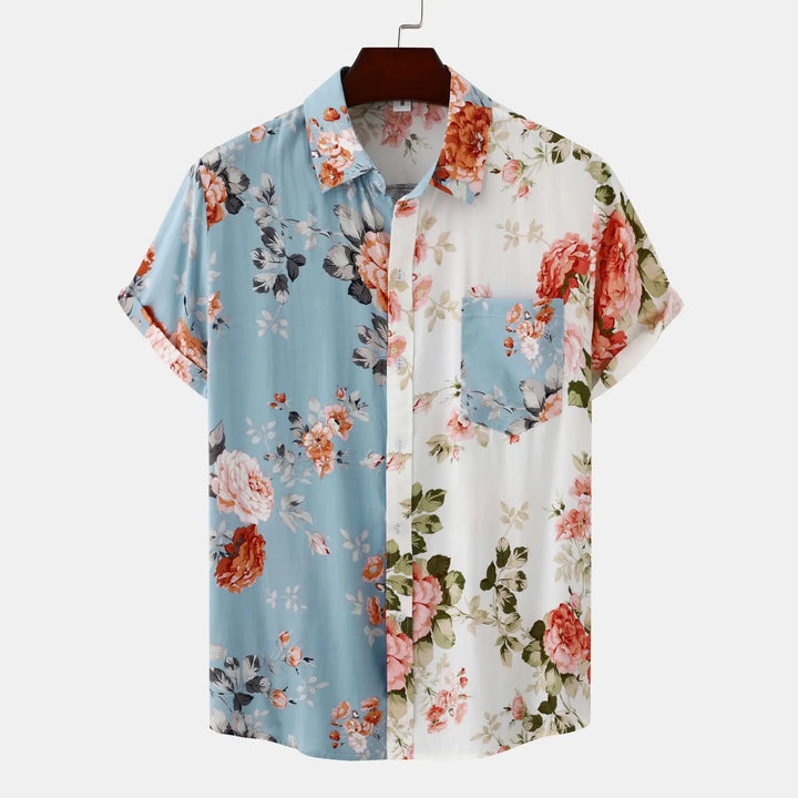 HENRY HAWAIIAN LINEN BEACH TEE