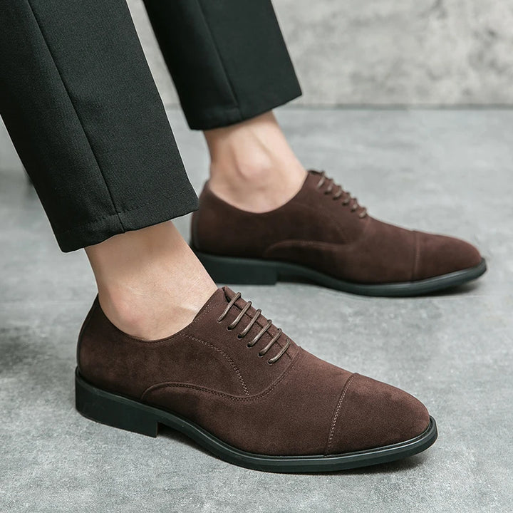 Manchester Suede Oxfords