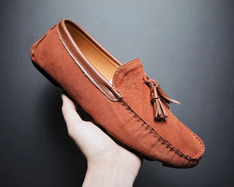 MILANO-CALOU GENTLEMANS SUEDE LOAFERS